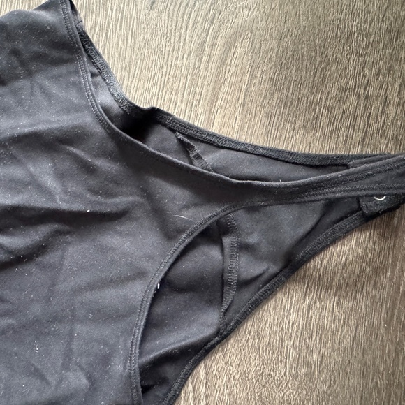 Abercrombie & Fitch Black Long Sleeve Bodysuit – Size M (Soft A&F Collection) - Picture 6 of 6